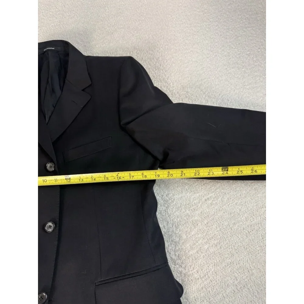 Gucci Men's Formal 3 Buttons Black Wool Mohair Jacket Size‎ 48